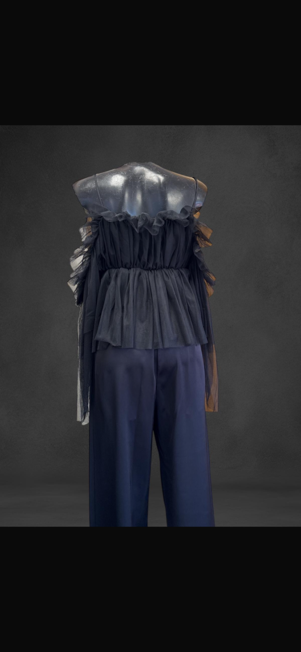 SHEER RUCHED TOP - Image 2