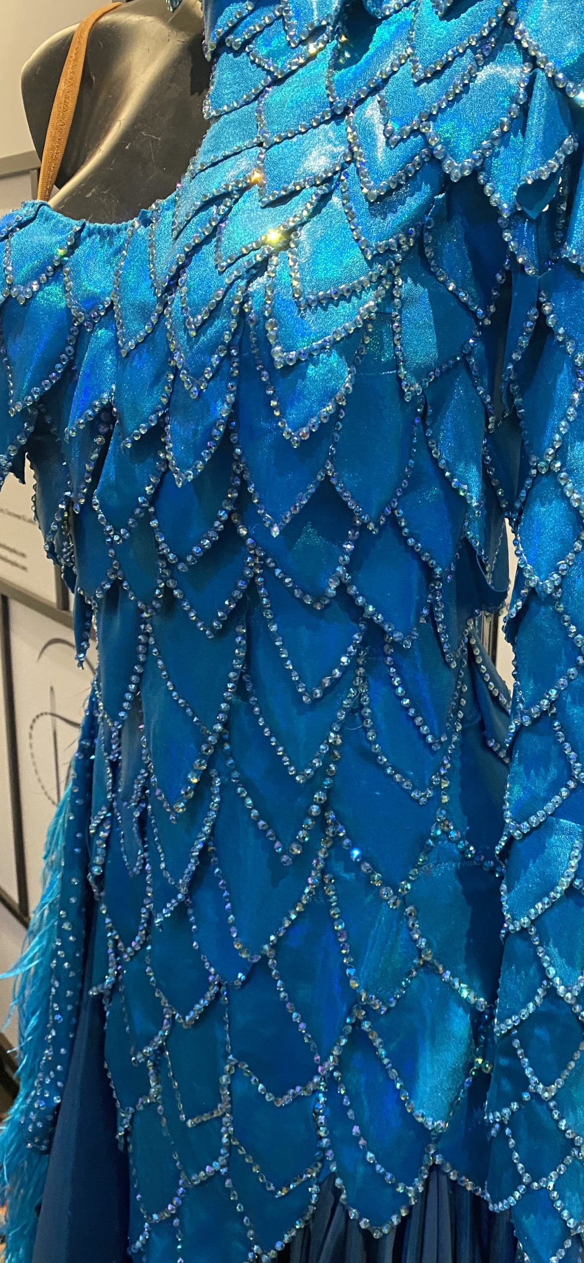 couture_gown_4 Blue Scaled Couture Gown